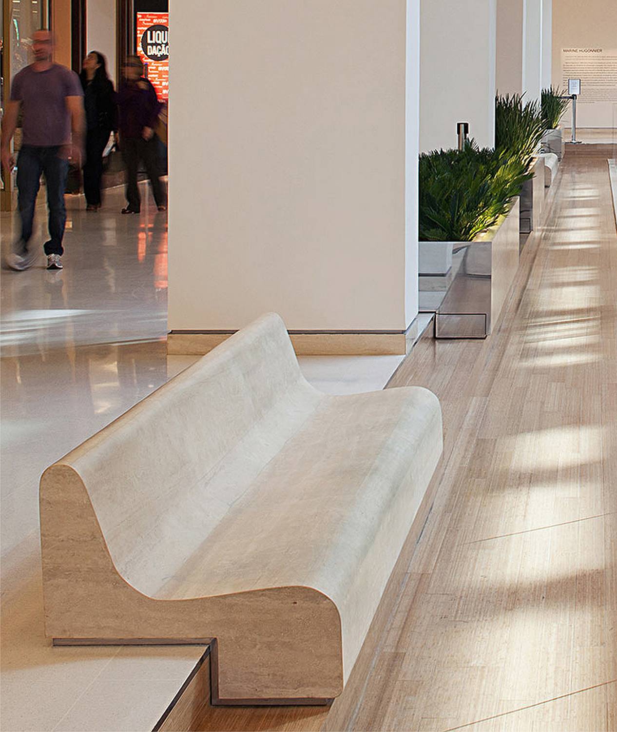 TRAVERTINE BENCH, Sao Paulo