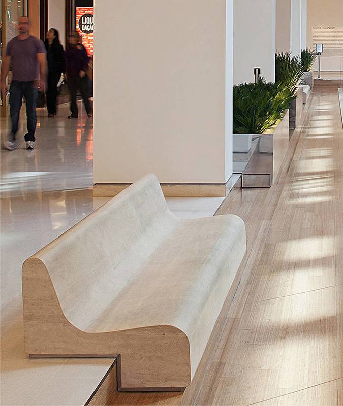 TRAVERTINE BENCH, Sao Paulo